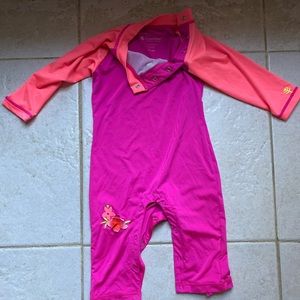 Coolibar UPF 50+ Baby Beach One Piece Swimsuit Size 12-18 Months